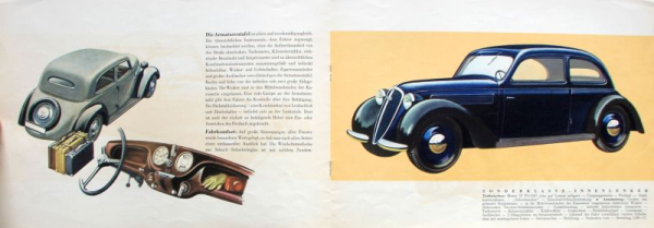 DKW Sonderklasse Modelprogram 1938 "Der grosse DKW" Carbrochure (10066)